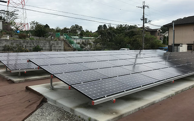 滋賀県栗東市の太陽光発電施工・工事